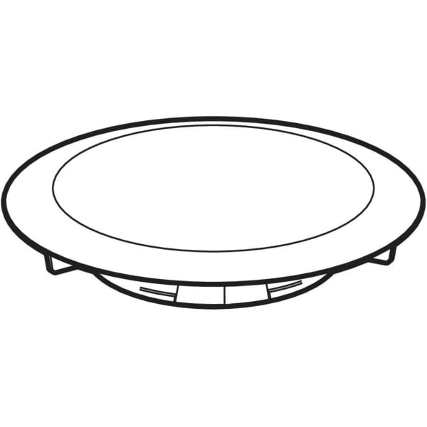 GEBERIT Kryt Geberit odpadního ventilu d90, pro sprchovou odpadní soupravu, výška vodního uzávěru 30/50 mm chrom / Matný #150.265.46.1