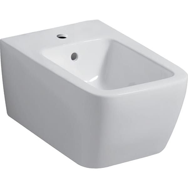 GEBERIT Závěsný bidet Geberit iCon Square, uzavřený tvar Bílá / KeraTect #231910600