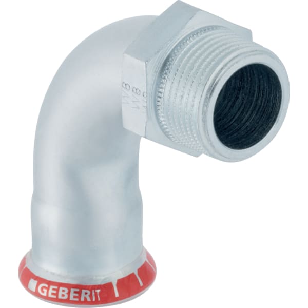 GEBERIT Přechodové koleno Geberit Mapress uhlíková ocel 90° s vnějším závitem #23509