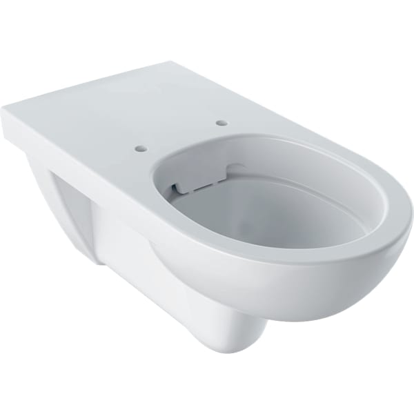GEBERIT Renova Comfort závěsný klozet, hluboké splachování, prodloužený výstupek, bezbariérový, Rimfree #208570000 - bílá
