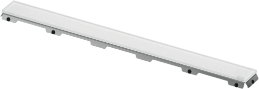 TECE Skleněný kryt TECEdrainline pro sprchový žlab, satinovaný, Saténové bílé sklo, 1000 mm #601093