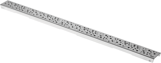 TECE TECEdrainline designový rošt „drops“, vyroben z nerezové oceli, kartáčovaný, 1000 mm #601031