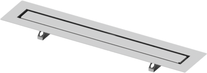 TECE TECEdrainline sprchový žlab pro nalepení přírodního kamene, rovný, s těsněním Seal System a roštem z nerezové oceli, 1000 mm #651000
