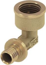 TECE TECEflex koleno s vnitřním závitem, dim. 50 x Rp 1 1/2", Si-bronz #708107