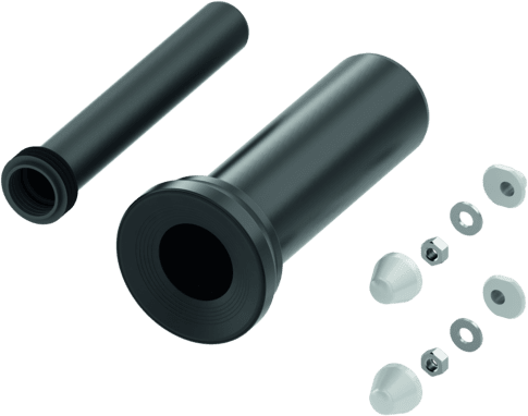 TECE Připojovací sada DN 90 pro WC TECE, PP, 200 mm #9820057