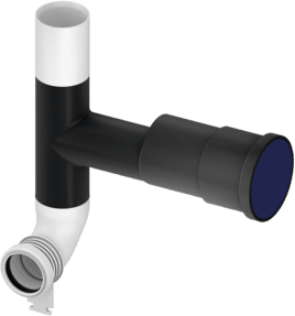 TECE Splachovací trubice TECE s připojením na odtah pachu #9820078