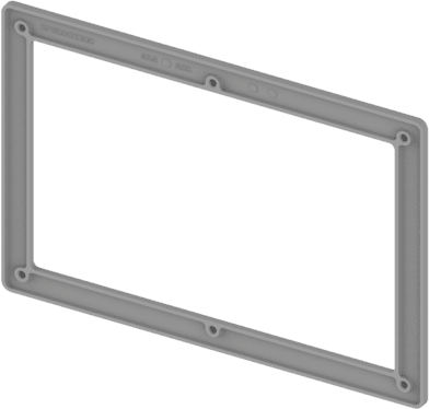 TECE Vymezovací rám TECEsolid, šedá #9240441
