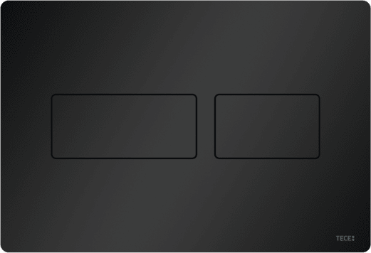 TECE Ovládací tlačítko TECEsolid pro dvoumnožstevní splachování, Matná černá #9240416