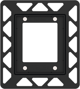 TECE Instalační rámeček pro pisoár pro instalaci tlačítek zapuštěných do obkladu , Černá #9242647