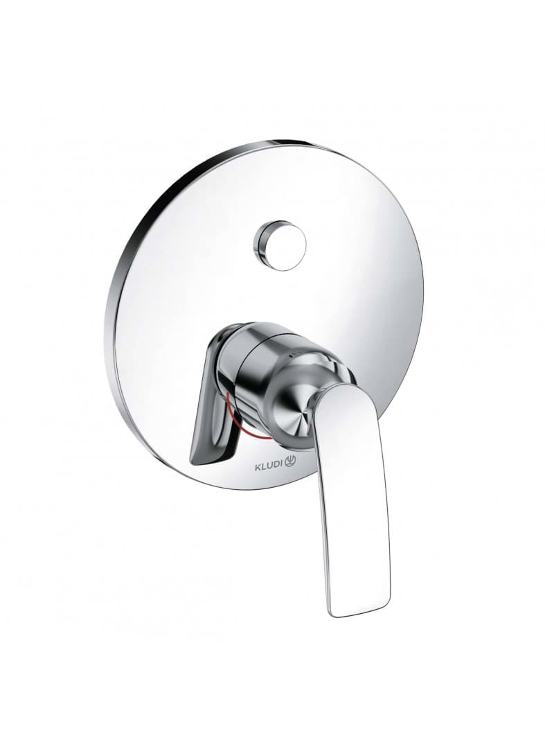 KLUDI Skrytá jednopáková vanová a sprchová baterie PUSH & SWITCH #526590575 - Chrom