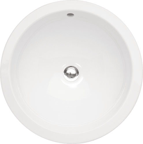 VILLEROY BOCH Vestavné umyvadlo Loop & Friends, 390 x 390 x 185 mm, bílá Alpine CeramicPlus, s přepadem, neleštěné #614039R1