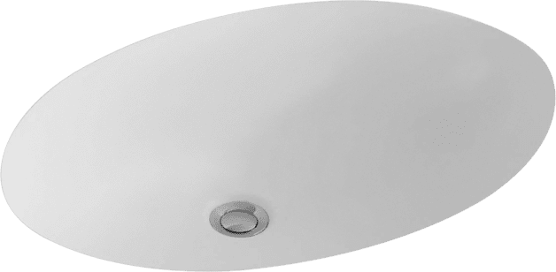 VILLEROY BOCH Podomítkové umyvadlo Evana, 455 x 305 x 195 mm, bílá Alpine CeramicPlus, s přepadem #614746R1
