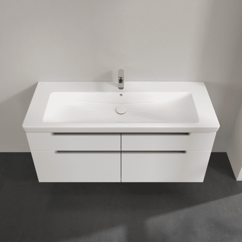 VILLEROY BOCH Subway 2.0 Vanity unit, 4 zásuvky, 1287 x 590 x 449 mm, lesklá bílá #A91600DH, obrázek 4