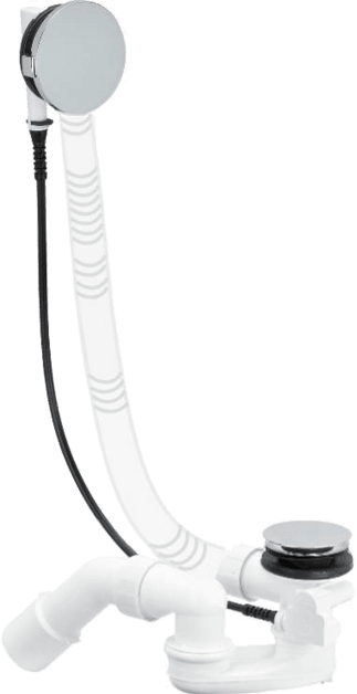 VILLEROY BOCH Příslušenství Kombinace odtoku a přepadu Multiplex, 200 x 300 x 100 mm, pochromovaná U90950461
