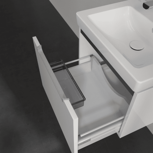 VILLEROY BOCH Subway 2.0 Vanity unit, 1 zásuvka, 537 x 420 x 423 mm, lesklá bílá #A68600DH, obrázek 6
