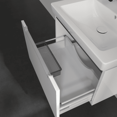 VILLEROY BOCH Subway 2.0 Vanity unit, 1 zásuvka, 637 x 420 x 454 mm, lesklá bílá #A68800DH, obrázek 6