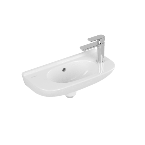 VILLEROY BOCH Umyvadlo O.novo Compact, 500 x 250 x 175 mm, bílé Alpine, s přepadem #53615401