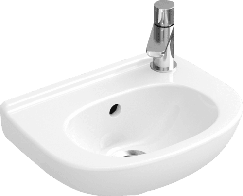 VILLEROY BOCH Umyvadlo O.novo Compact, 360 x 270 x 160 mm, bílé Alpine, s přepadem #53603801