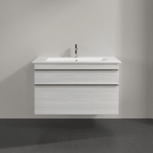 VILLEROY BOCH Venticello toaletní stolek, 2 zásuvky, 953 x 590 x 502 mm, Bílé dřevo / Bílé dřevo #A92601E8, obrázek 3