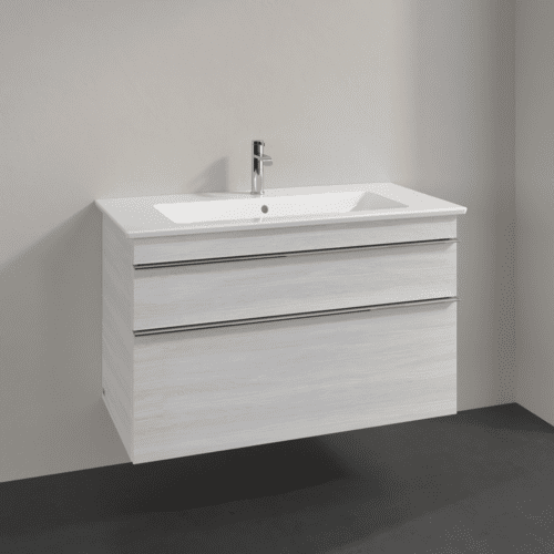 VILLEROY BOCH Venticello toaletní stolek, 2 zásuvky, 953 x 590 x 502 mm, Bílé dřevo / Bílé dřevo #A92601E8, obrázek 2