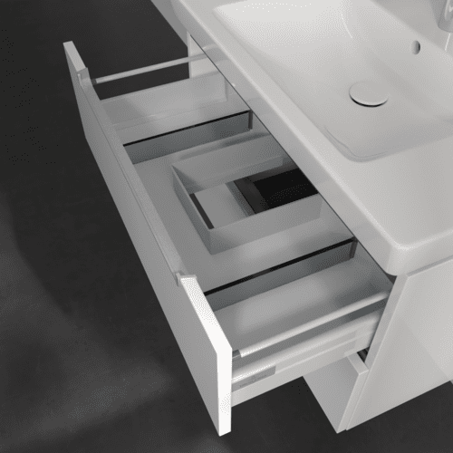 VILLEROY BOCH Subway 2.0 Vanity unit, 2 zásuvky, 787 x 520 x 449 mm, lesklá bílá #A69600DH, obrázek 7