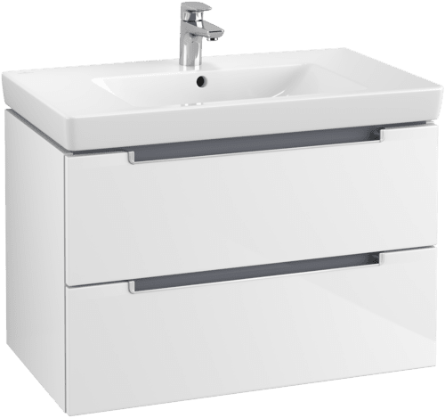 VILLEROY BOCH Subway 2.0 Vanity unit, 2 zásuvky, 787 x 520 x 449 mm, lesklá bílá #A69600DH