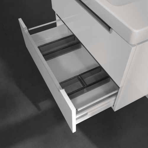 VILLEROY BOCH Subway 2.0 Vanity unit, 2 zásuvky, 787 x 520 x 449 mm, lesklá bílá #A69600DH, obrázek 6
