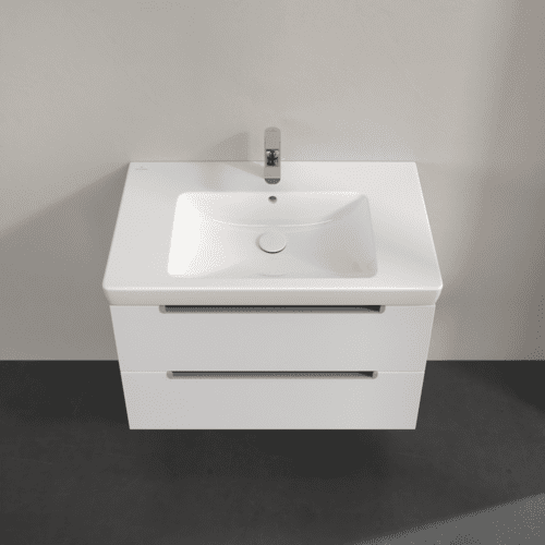 VILLEROY BOCH Subway 2.0 Vanity unit, 2 zásuvky, 787 x 520 x 449 mm, lesklá bílá #A69600DH, obrázek 4