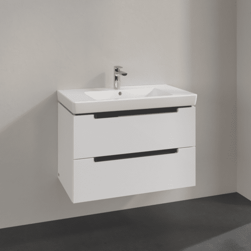 VILLEROY BOCH Subway 2.0 Vanity unit, 2 zásuvky, 787 x 520 x 449 mm, lesklá bílá #A69610DH, obrázek 2