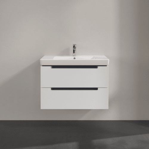VILLEROY BOCH Subway 2.0 Vanity unit, 2 zásuvky, 787 x 520 x 449 mm, lesklá bílá #A69610DH, obrázek 3