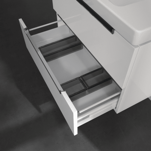 VILLEROY BOCH Subway 2.0 Vanity unit, 2 zásuvky, 787 x 520 x 449 mm, lesklá bílá #A69610DH, obrázek 6