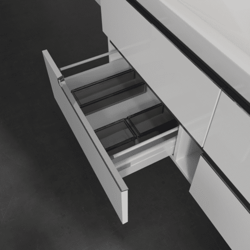 VILLEROY BOCH Subway 2.0 Vanity unit, 4 zásuvky, 1287 x 520 x 449 mm, lesklá bílá #A69810DH, obrázek 6