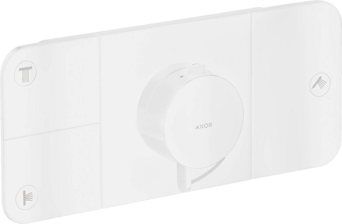 HANSGROHE AXOR One termostatický modul pod omítku, 3 funkce #45713700 - bílá mat