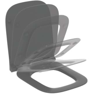 IS  i.Life B WC sedátko, SoftClose #T500358 - šedá lesk