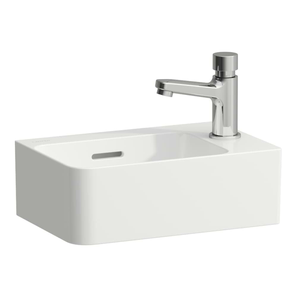 LAUFEN VAL Umývátko, s 1 otvorem pro baterii vpravo 340 x 220 x 115 mm #H8152807571061