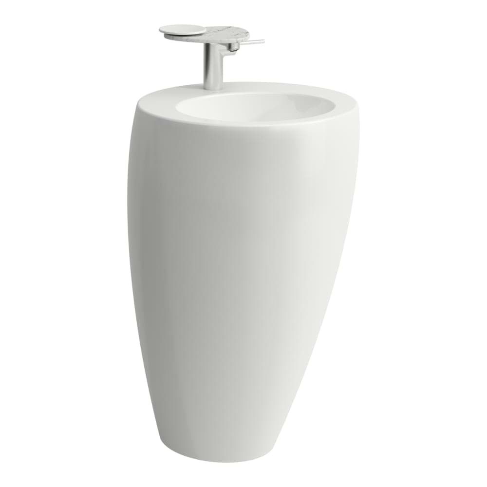 LAUFEN ILBAGNOALESSI Umyvadlo s integrovaným sloupem 520 x 530 x 850 mm #H8119714001041
