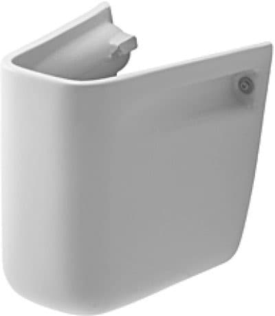 DURAVIT Polosloup 085717 Design by sieger design #0857170000 - Barva 00, Bílá Vysoký lesk 215 x 213 mm