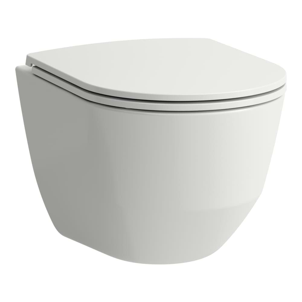LAUFEN PRO Závěsný klozet Compact, rimless, hluboké splachování 490 x 360 x 355 mm #H8209654000001 - 400 - Bílá LCC (LAUFEN Clean Coat)