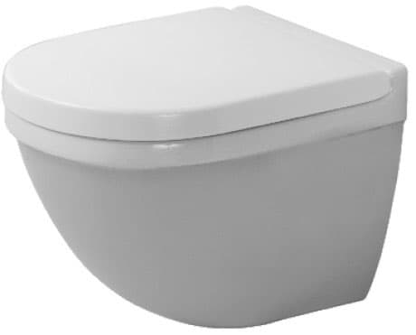 DURAVIT Závěsný klozet Compact 222709 Design by Philippe Starck #2227092000 - © Barva 00, Bílá Vysoký lesk, Množství vody na splachování: 4,5 l 375 x 485 mm
