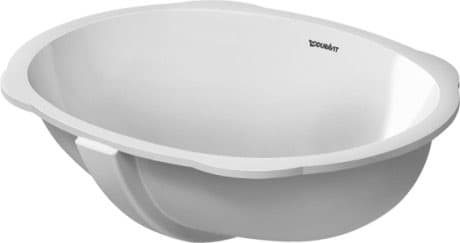DURAVIT Vestavné umyvadlo Santosa 046651 #04665100001 - • Barva 00, Bílá Vysoký lesk, Vč. úchytů k montáži do dřevěných konzol 510 x 375 mm