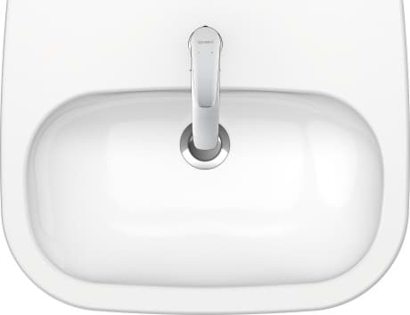 DURAVIT Umyvadlo 231060 Design by sieger design #2310600000 - p Barva 00, Bílá Vysoký lesk, Počet míst pro mytí: 1 Uprostřed, Počet otvorů pro armaturu na jednom umyvadle: 1 Uprostřed, Glazovaná zadní stěna: Ne 600 x 460 mm