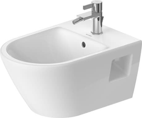 DURAVIT Závěsný bidet 229515 Design by Bertrand Lejoly #22951500001 - Barva 00, Bílá Vysoký lesk, Počet otvorů pro armaturu na jednom umyvadle: 1 360 x 540 mm
