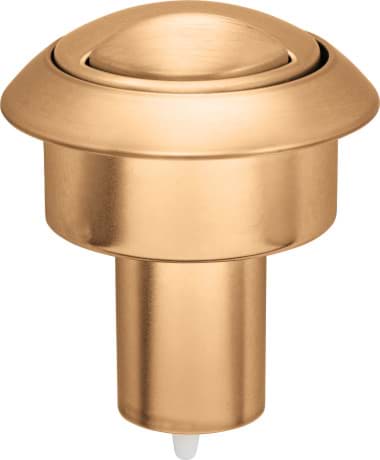 DURAVIT Splachovácí tlačítko 007507 #0075073400 - Barva 04, Bronz kartáčovaná 135 mm