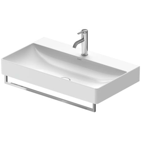 DURAVIT Držák na ručník 003121 #0031214600 - Barva 10, Chrom, Materiál: Mosaz, Počet ramen: 1, Vč. upevňovacího materiálu: Ano 746 mm