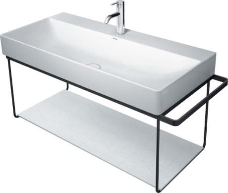 DURAVIT Skleněná polička 009965 Design by Duravit #0099658700 - Barva 82, Cubic Line, Materiál: Tvrzené bezpečnostní sklo dle EN 12150-1 970 mm