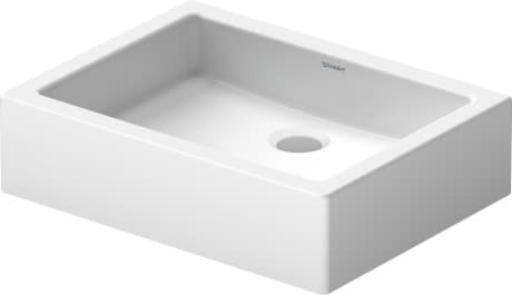 DURAVIT Umyvadlová mísa 045550 Design by Duravit #0455500000 - • Barva 00, Bílá Vysoký lesk, Počet míst pro mytí: 1 Uprostřed 500 x 380 mm