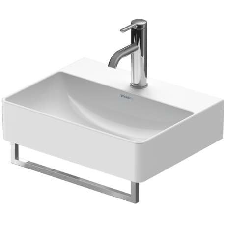 DURAVIT Držák na ručník 003122 #0031224600 - Barva 10, Chrom, Materiál: Mosaz, Počet ramen: 1, Vč. upevňovacího materiálu: Ano 399 mm