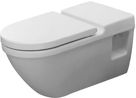 DURAVIT Závěsný klozet Vital 220309 Design by Philippe Starck #22030900001 - © Barva 00, Bílá Vysoký lesk, Množství vody na splachování: 6 l 370 x 700 mm