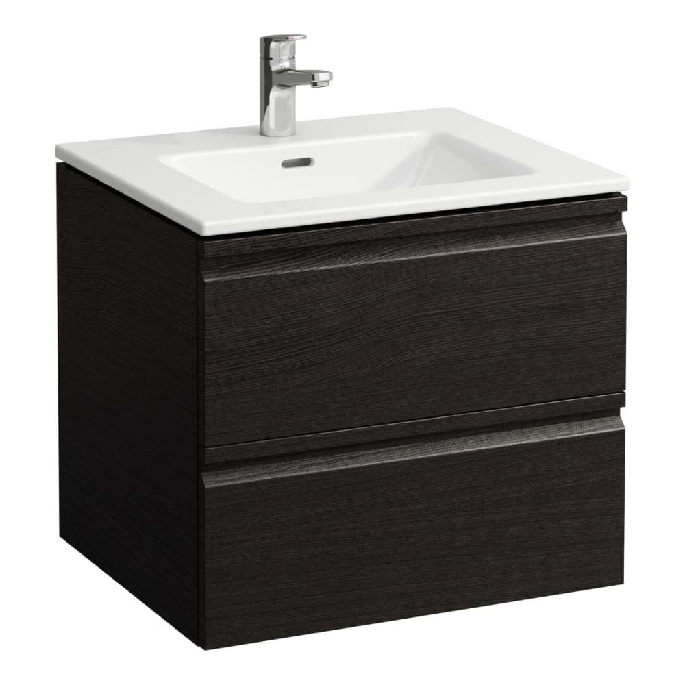 LAUFEN PRO S Umyvadlo včetně skříňky se 2 zásuvkami 600 x 500 x 545 mm #H8619614801041 - 480 - Grafit mat