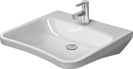 DURAVIT Umyvadlo Vital Med 233065 Design by Matteo Thun & Antonio Rodriguez #23306500001 - p Barva 00, Bílá Vysoký lesk, Obdélníkový, Počet míst pro mytí: 1 Uprostřed, Počet otvorů pro armaturu na jednom umyvadle: 1 Uprostřed 650 x 570 mm